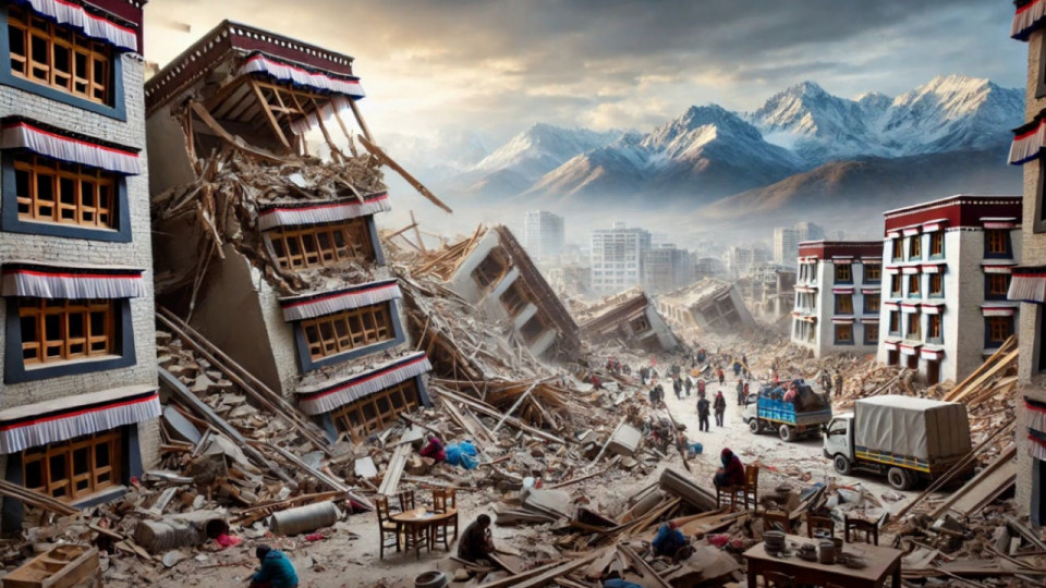 तिब्बत और अफगानिस्तान में भूकंप