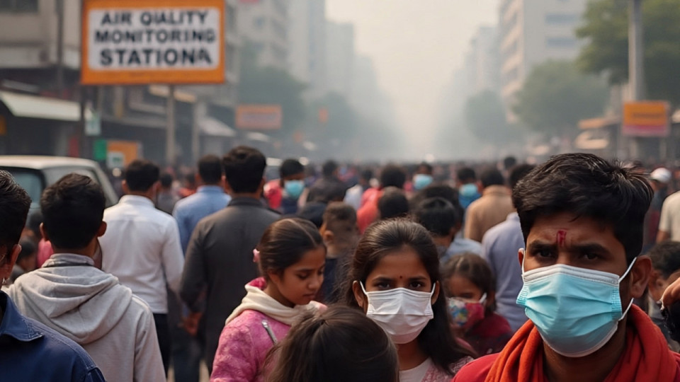  Delhi-NCR 75% of households is ill,  people suffering from coughs, fever, and sore throats