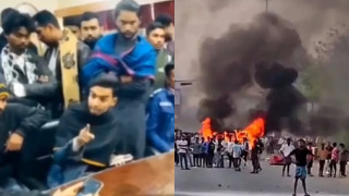 बांग्लादेशी छात्र नेता ने थाने के अंदर कबूली पुलिस SI संतोष की हत्या की बात, वीडियो वायरल बांग्लादेशी छात्र नेता ने थाने के अंदर कबूली पुलिस SI संतोष की हत्या की बात, वीडियो वायरल