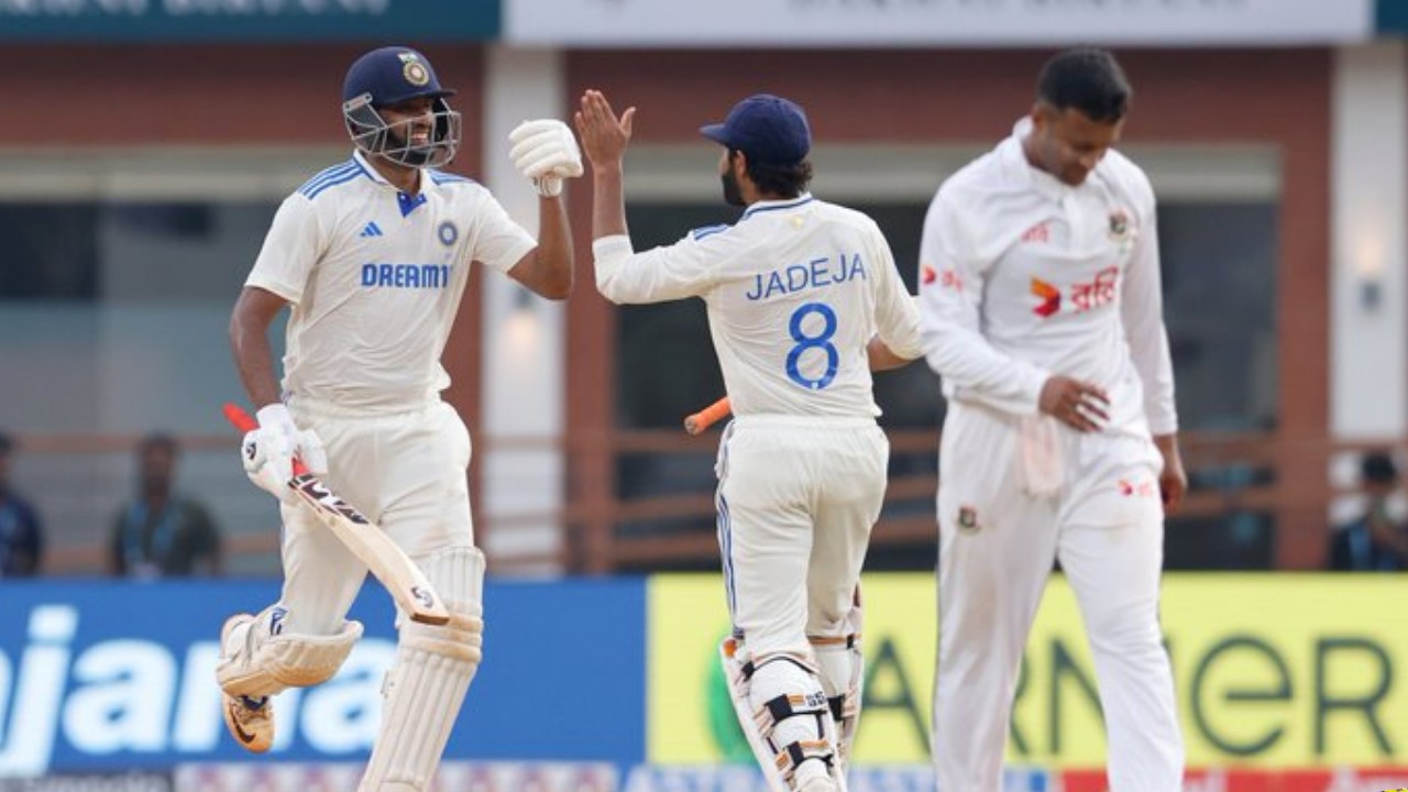 India vs Bangladesh 1st Test: अश्विन-जडेजा के दम पर भारत की पहली पारी 376 रन पर खत्म, इस गेंदबाज ने खोला पंजा