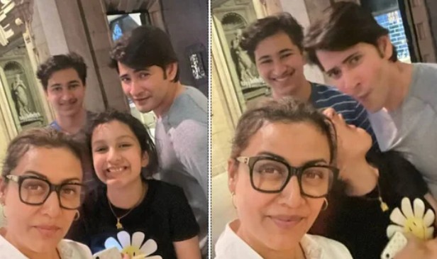 पत्नी और बच्चों के साथ इटली में चिल करते दिखे Mahesh Babu _jbt_news