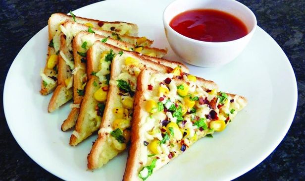 cheese corn toast