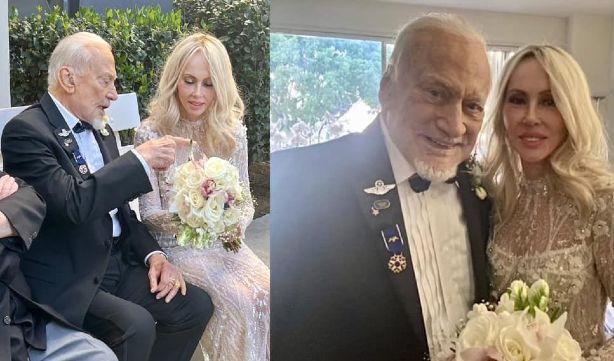 Former astronaut married at the age of 93, married a woman 30 years younger than him